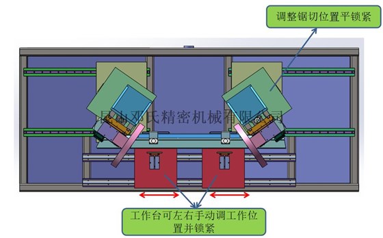 水箱铝横梁切割机